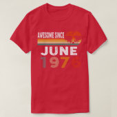 Geweldige sinds juni 1976 t-shirt (Design voorkant)