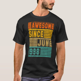 Geweldige sinds juni 1998  24e Mannen en vrouwen T-shirt