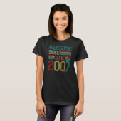 Geweldige sinds juni 2007 15 jaar oud 15 t-shirt (Voorkant volledig)