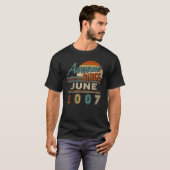 Geweldige sinds juni 2007 15 jaar oud T-shirt (Voorkant volledig)