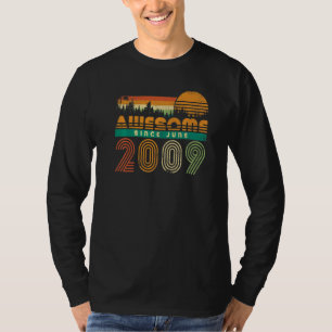 Geweldige sinds juni 2009 Tiener 13e Verjaardagsfe T-shirt