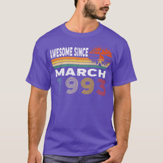Geweldige sinds maart 1993 t-shirt