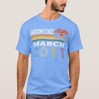 Geweldige sinds maart 2011 t-shirt