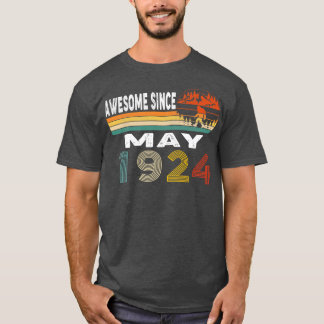 Geweldige sinds mei 1924 t-shirt