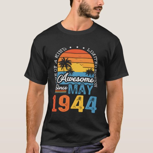 Geweldige sinds mei 1944 79th 79 t-shirt (Voorkant)