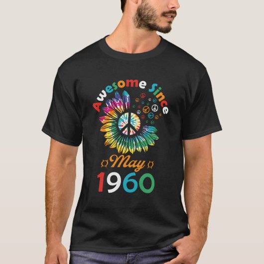 Geweldige sinds mei 1960 is een citaat t-shirt (Voorkant)