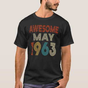 Geweldige sinds mei 1963 59e verjaardag t-shirt