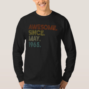 Geweldige sinds mei 1965  57e verjaardag t-shirt