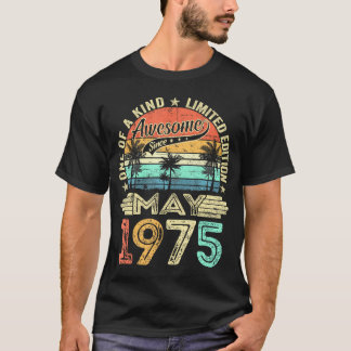 Geweldige sinds mei 1975 49e verjaardag vrouwen t-shirt