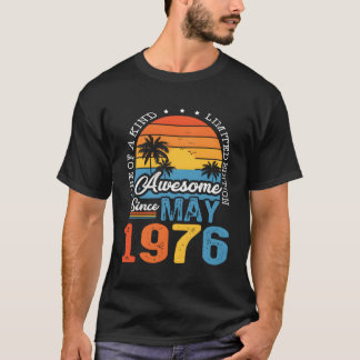 Geweldige sinds mei 1976 47th 47 t-shirt