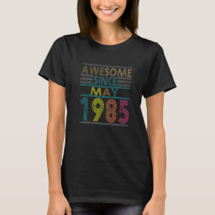Geweldige sinds mei 1985 37e geboorte t-shirt