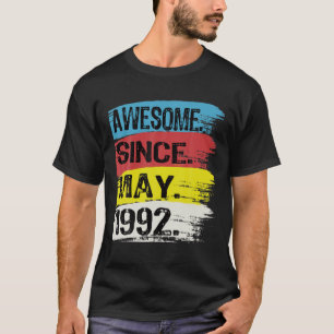 Geweldige sinds mei 1992 Gemini Man Taurus Girl 30 T-shirt