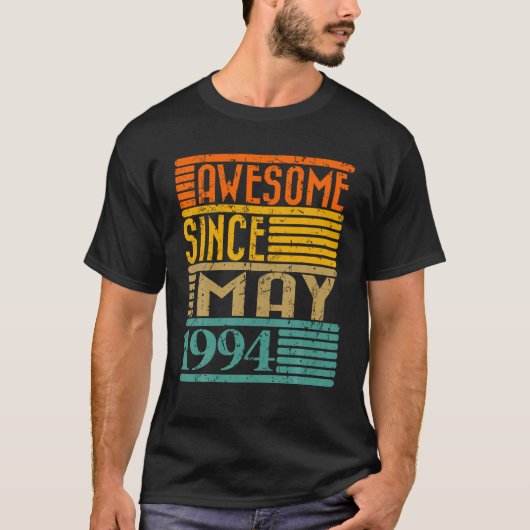 Geweldige sinds mei 1994 30 jaar 30e t-shirt (Voorkant)