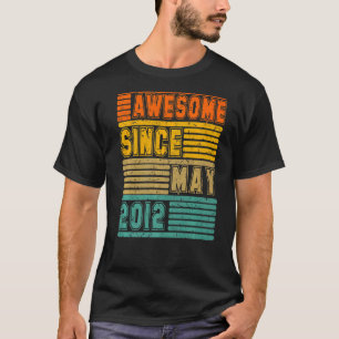 Geweldige sinds mei 2012 10e Mannen en vrouwen T-shirt