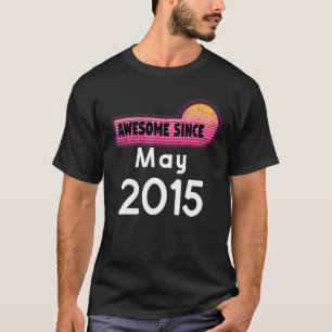 Geweldige sinds mei 2015 Birthday 2015 mei  T-shirt