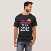Geweldige sinds mei 2015 Birthday 2015 mei  T-shirt (Voorkant volledig)