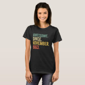 Geweldige sinds november 1963 59 jaar oude geschen t-shirt (Voorkant volledig)