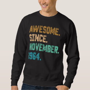 Geweldige sinds november 1964 58e verjaardag trui