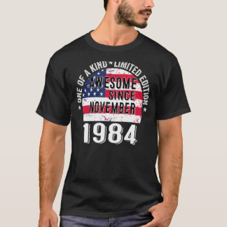 Geweldige sinds november 1984 38 jaar oud U T-shirt