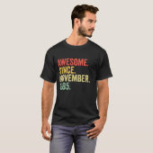 Geweldige sinds november 1985 37 jaar oude geschen t-shirt (Voorkant volledig)