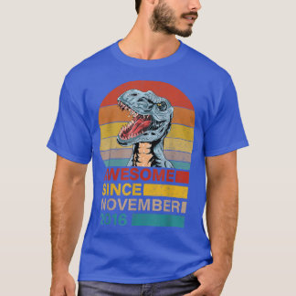 Geweldige sinds november 2016 dinosaur 5 jaar oud t-shirt