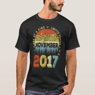 Geweldige sinds november 2017 5 jaar oud en 5 jaar t-shirt