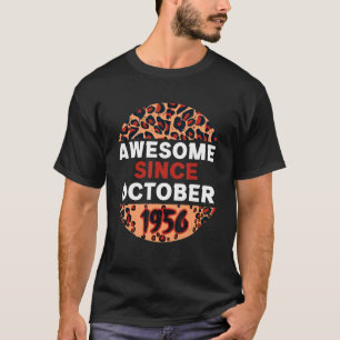 Geweldige sinds oktober 1956 Leopard 1956 Oktober T-shirt