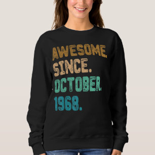Geweldige sinds oktober 1968  54e verjaardag trui
