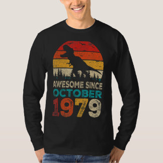 Geweldige sinds oktober 1979 43e verjaardag Boy Di T-shirt