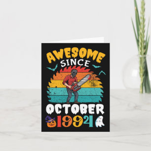 Geweldige sinds oktober 1994 Halloween Verjaardag Kaart