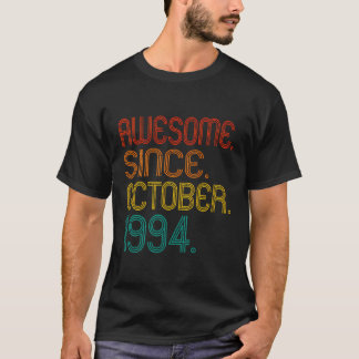 Geweldige sinds oktober 1994 Verjaardag 1994 Manne T-shirt