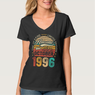 Geweldige sinds oktober 1996 26 jaar 26e geboorte t-shirt