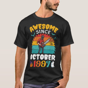 Geweldige Sinds oktober 1997 Halloween Verjaardag T-shirt