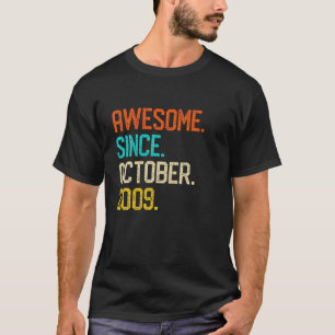 Geweldige sinds oktober 2009  11e verjaardag G T-shirt