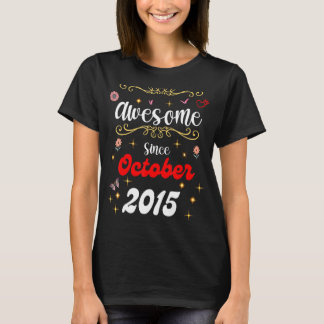 Geweldige sinds oktober 2015: Birthday Flowers & B T-shirt