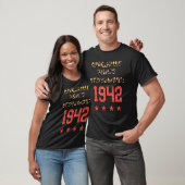 Geweldige sinds september 1942 Leopard 1942 septem T-shirt (Unisex)