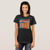 Geweldige sinds september 1945 77 jaar oud 77 jaar t-shirt (Voorkant volledig)