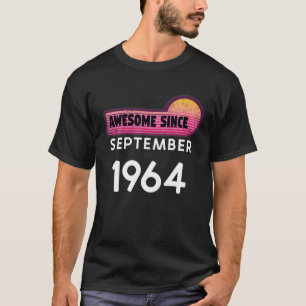 Geweldige sinds september 1964 Birthdag 1964 septe T-shirt