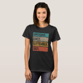 Geweldige sinds september 1967 55e verjaardag t-shirt (Voorkant volledig)
