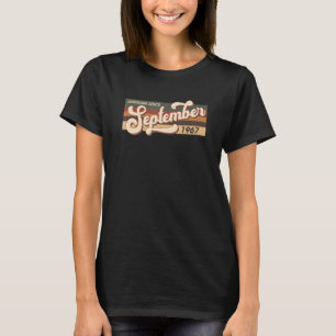 Geweldige sinds september 1967 Retro 55 jaar oud 5 T-shirt