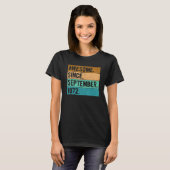 Geweldige sinds september 1972 50 jaar oud 50e str t-shirt (Voorkant volledig)