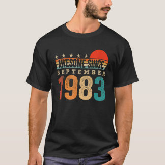 Geweldige sinds september 1983 39e verjaardag 39 j t-shirt