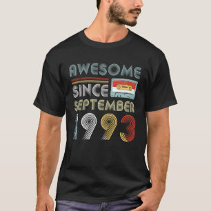 Geweldige sinds september 1993 26e verjaardag T-shirt