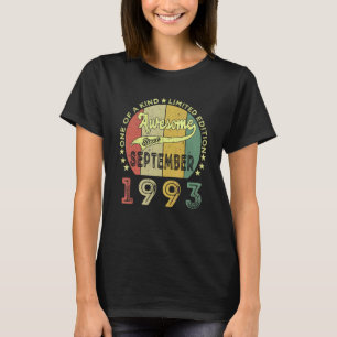 Geweldige sinds september 1993 29 jaar oud 29e str t-shirt