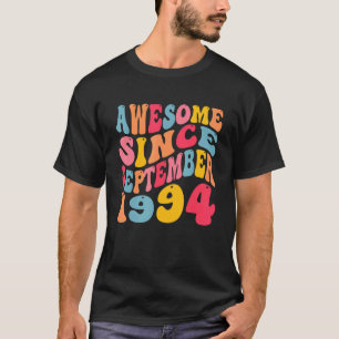 Geweldige sinds september 1994 28 jaar Retro 28th T-shirt
