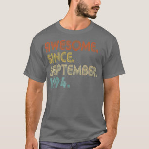 Geweldige sinds september 1994 28e verjaardag t-shirt