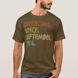 Geweldige sinds september 1994 28e verjaardag t-shirt