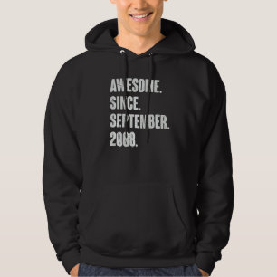 Geweldige sinds september 2008 14 jaar oude 14e ge hoodie