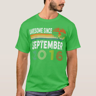 Geweldige sinds september 2016 t-shirt