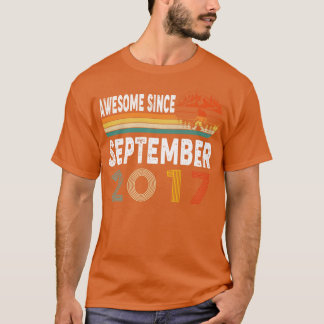 Geweldige sinds september 2017 t-shirt
